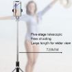 XT09 Pink Bluetooth Selfie Stick & Tripod Bracket for Live Cell Phones - 7