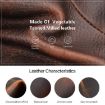 CONTACTS FAMILY CF5009 Leather Travel Cigar Box with Wrist Strap (Coffee) - 6