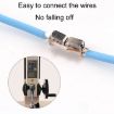 4pcs Quick Terminal Block Wire Connector Clamps, Model NC-22 - 5