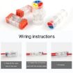 4pcs Quick Terminal Block Wire Connector Clamps, Model NC-22 - 9