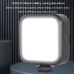 Portable Phone Fill Light - White Light, Tripod, Hot Boot & Clip Included - 7