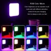 RGB Full Color Portable Phone Fill Light - Mini Pocket Desktop Camera Lamp - 8