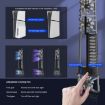 PS5 Slim Host Optical Drive/Digital Version with RGB Light Cooling Fan - 5