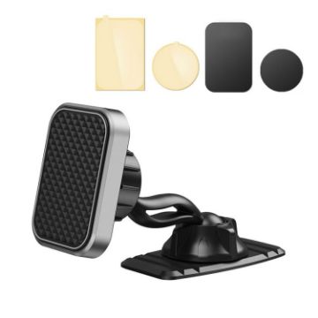 360 Double-Headed Car Magnetic Phone Holder - Gray - 1