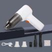 Wireless Car Vacuum Cleaner - 260W Brushless, 2 Filters, Storage Bag, White - 1