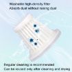 Wireless Car Vacuum Cleaner - 260W Brushless, 2 Filters, Storage Bag, White - 4