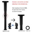 Adjustable 13-22cm Underbed Beam Support Holder Furniture Bracket - 5