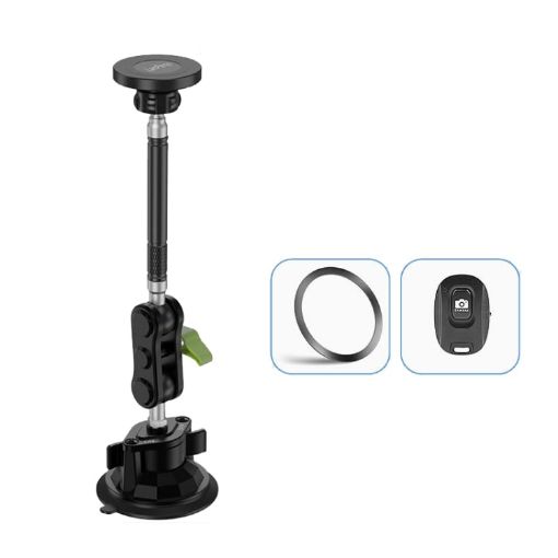 Lanparte Magnetic Car Phone Holder with Adjustable Suction Cup RBA-M01NLB - 1