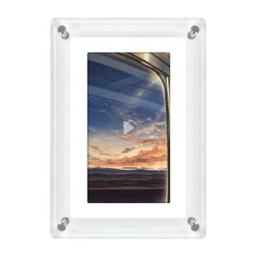 5" HD Digital Photo Frame 1080P Motion Video Display (EU Plug) - 1