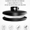 BEN.JACK Black Desktop Cable Storage & Headphone Holder - Tidy Organizer - 3