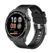 GT3Pro 1.28" Health Monitoring Smart Watch with NFC - Black Silicone - 1
