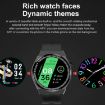 GT3Pro 1.28" Health Monitoring Smart Watch with NFC - Black Steel - 7