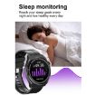 GT3Pro 1.28" Health Monitoring Smart Watch with NFC, Black Steel - 9