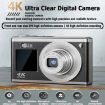 4K HD 60MP Dual Screen Selfie Camera, Optical Zoom, No Memory (Silver) - 2
