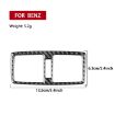 Mercedes-Benz G-Class W463 Rear Air Outlet Sticker Black - 3
