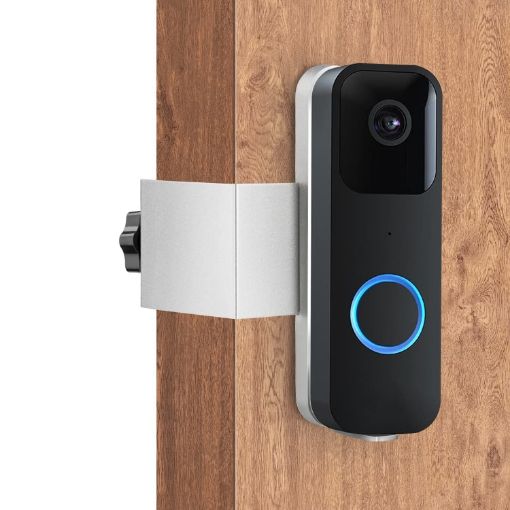 Blink Doorbell Bracket No-Drilling Easy Install Mount - Silver - 1