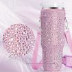 Stanley 40oz Cup Pink Neoprene Insulated Portable Bottle Cover - 1