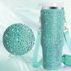 Stanley 40oz Cup Neoprene Insulated Bottle Cover - Green Hot Diamond - 1