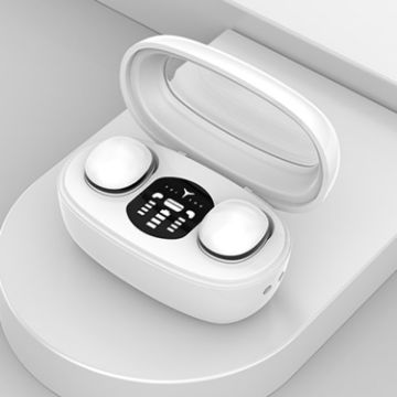Mini TWS Bluetooth Earphones - Noise Reduction, Long Life, White Earbuds - 1