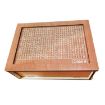 Light Brown Wooden Money Box Piggy Bank with Counter - 2000 Euros Capacity - 1