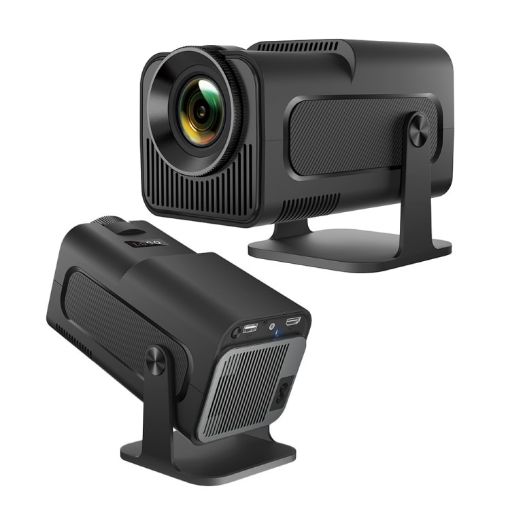 HY320 1080P 390ANSI 4K Projector, Android 11, Wifi 6, Bluetooth 5.0, UK Plug - 1