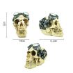 Aquarium Decoration Skull Hiding Ornament for Fish Lizard Snake - 2