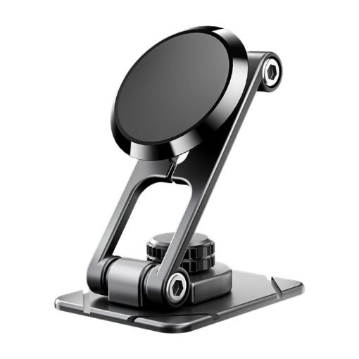 Foldable Magnetic Car Phone Holder - D30 Suspension Metal Stand - 1