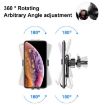 FAIK Black Mirror Car Phone Holder Air Vent Gravity Sensor Bracket - 5