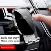 FAIK Black Mirror Car Phone Holder Air Vent Gravity Sensor Bracket - 9