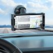 Folding Car Dashboard Phone Holder with Back Clip & Metal Oval Ball - 8