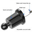 BUDK Anti-shake Car Phone Bracket - Air Vent Gravity Support Stand (Black) - 3