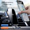 BUDK Anti-shake Car Phone Bracket - Air Vent Gravity Support Stand (Black) - 5