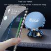 BaiLe Magnetic Car Phone Holder - Universal Dashboard Bracket, Silver - 6