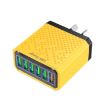 6-Port USB Travel Charger, Quick Charge, Yellow AU Plug Adapter - 1