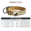 AirTag Tracker Dog Collar, Neoprene Lining, Reflective, Size S, Red - 7