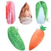 3D Vegetable Plush Pencil Pouch - Bamboo Shoots Style, Large Pen Case - 2