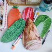 3D Vegetable Plush Pencil Pouch - Bamboo Shoots Style, Large Pen Case - 3