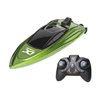 Kids 2.4G RC Boat Green - Summer Water Play Electric Submarine Toy - 1