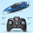Kids 2.4G RC Boat Green - Summer Water Play Electric Submarine Toy - 3