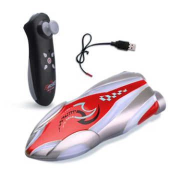 Red 2.4G Mini Remote Control Boat - Kids Summer Water Play Toy Submarine - 1