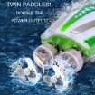 Mini Remote Control Boat - 2.4G Green Submarine Toy for Kids Summer Play - 6