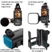 DJI Osmo Pocket 3 HEPAIL Extended Adapter Handle Cold Shoe Bracket - 5