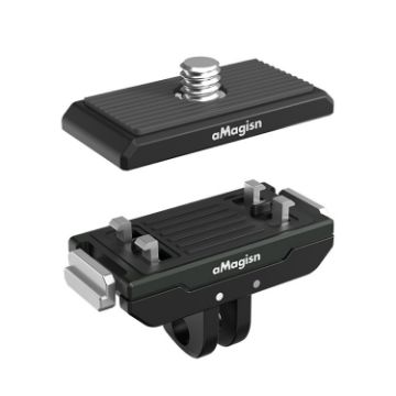 AMagisn Magnetic Quick Release + Cover for Insta360 & GoPro HERO12 - 1