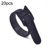 20pcs Nylon Tying Strap for Data Cable Storage, 12x200mm Black - 1