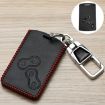 Renault Car Key Cover with Multifunctional Keychain & Anti-lost Plate - 1