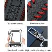 Renault Car Key Cover with Multifunctional Keychain & Anti-lost Plate - 4