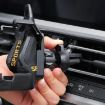 Red Ribbon Car Gravity Air Outlet Phone Holder - Navigation Compatible - 6