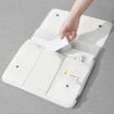 13" White Waterproof Shock-absorbing Laptop Sleeve Storage Bag - 1
