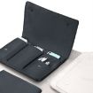 13" White Waterproof Shock-absorbing Laptop Sleeve Storage Bag - 2