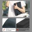15" White Waterproof Shock-absorbing Laptop Sleeve Storage Bag - 6